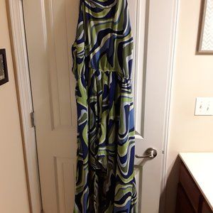 Layered Printed Romper